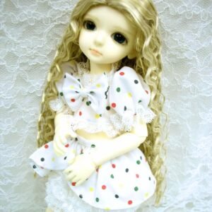 Wig / 6-7 inch / One-length Long Wave (Lightgoldmix #GL26)