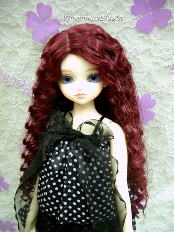 Wig / 6-7 inch / One-length Long Wave (Winemix #2/39M)