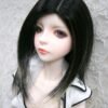Wig / 8 inch / Long Bob (Black-lightgoldbrown #2/25HL)