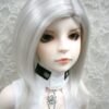 Wig / 8 inch / Long Bob (Silver grey #K19/60M)