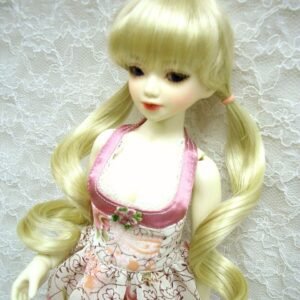 Wig / 6-7 inch / Soft Curly Long Twintails (Ivory #KB88)