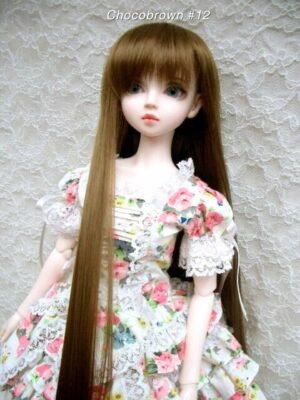 Wig / 8 inch / Long Straight with Bangs *Length 38cm (Chocobrown #12)