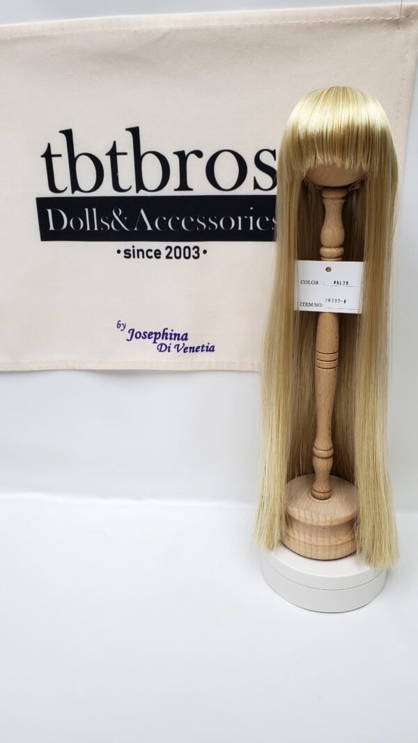 Wig / 8 inch / Long Straight with Bangs *Length 38cm (Lightgoldmix #GL26)