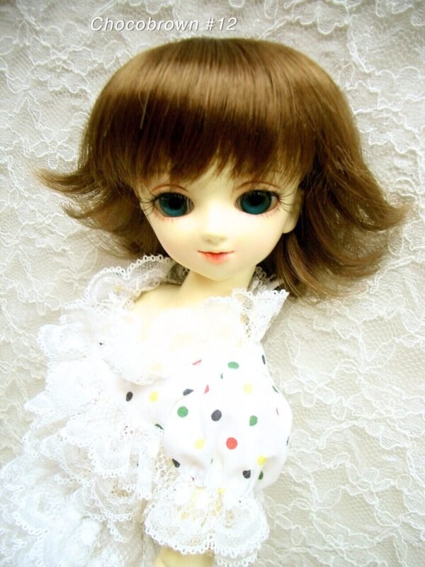 Wig / 7-8 inch / Long Bob Choppy (Chocobrown #12)