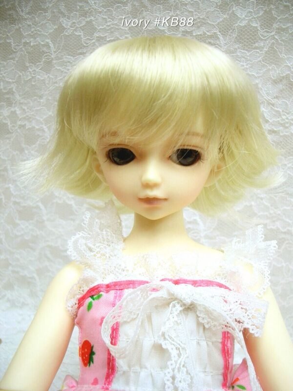 Wig / 7-8 inch / Long Bob Choppy (Ivory #KB88)