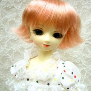 Wig / 7-8 inch / Long Bob Choppy (Metallic pink #25/K1M)