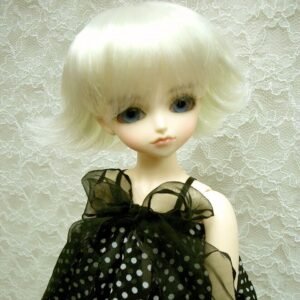 Wig / 7-8 inch / Long Bob Choppy (White #K19)