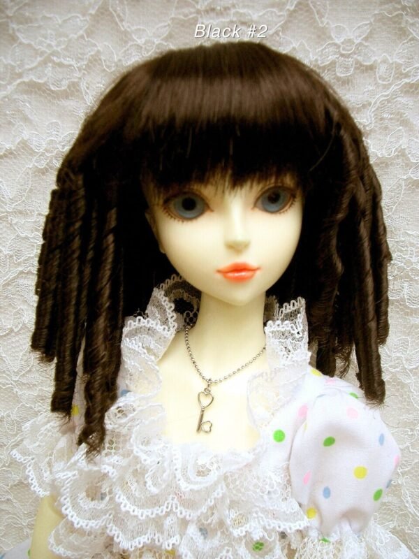 Wig / 6-7 inch / Spiral Curls (Black #2)