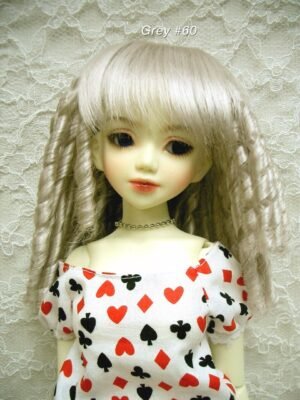 Wig / 6-7 inch / Spiral Curls (Grey #60)