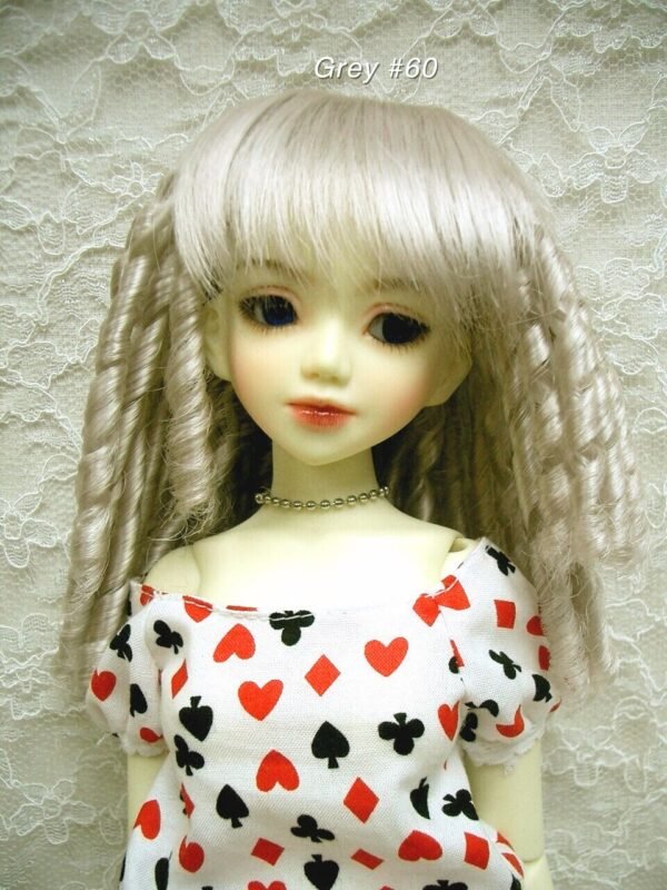 Wig / 6-7 inch / Spiral Curls (Grey #60)