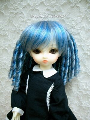 Wig / 6-7 inch / Spiral Curls (Grey Blue #60/B5M)