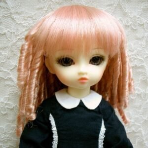 Wig / 6-7 inch / Spiral Curls (Metallic pink #25/K1M)