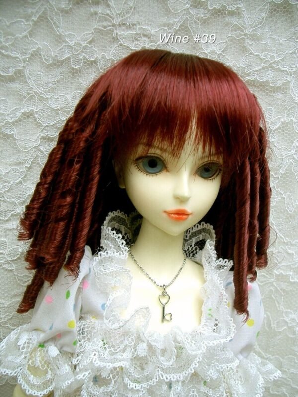 Wig / 6-7 inch / Spiral Curls (Wine #39)