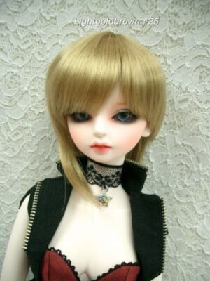 Wig / 8 inch / Shaggy Short (Lightgoldbrown #25)