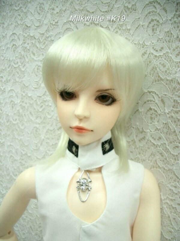 Wig / 8 inch / Shaggy Short (Milkwhite #K19)