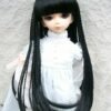 Wig / 7-8 inch / Braided Hair with Bangs (Black #2)