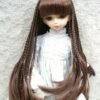 Wig / 7-8 inch / Braided Hair with Bangs (Chocobrown #12)