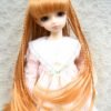 Wig / 7-8 inch / Braided Hair with Bangs (Goldenrod #140)