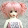 Wig / 6-7 inch / Curly Twintails with Bangs (Sweetpink #R615/613M)