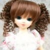 Wig / 7-8 inch / Curly Twintails with Bangs (Brown #27)
