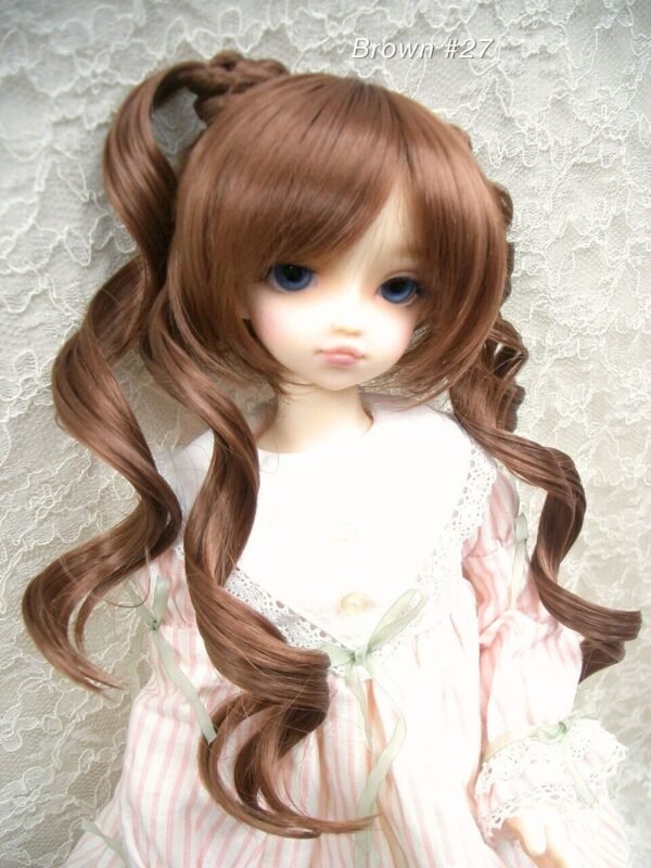 Wig / 7-8 inch / Long Twintails (Brown #27)
