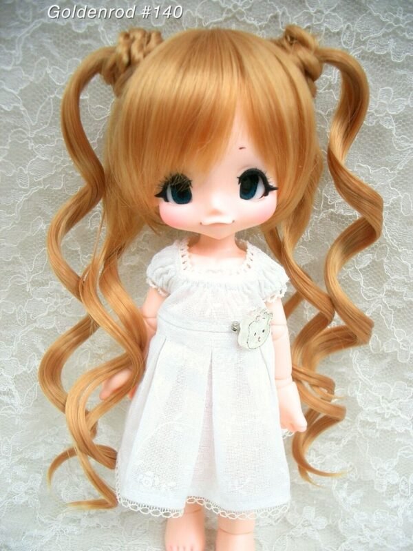 Wig / 7-8 inch / Long Twintails (Goldenrod #140)