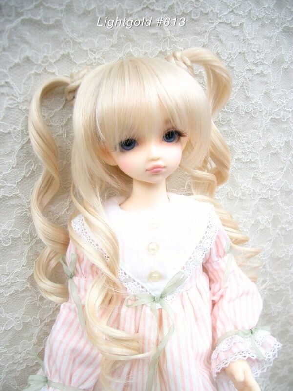 Wig / 7-8 inch / Long Twintails (Lightgold #613)