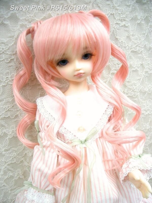 Wig / 7-8 inch / Long Twintails (Sweet pink #R615/613M)