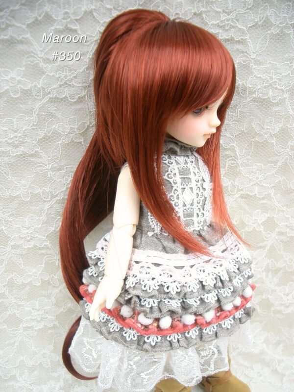 Wig / 6-7 inch / Long Ponytail (Maroon #350)
