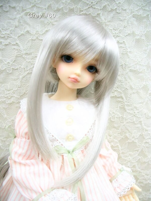 Wig / 7-8 inch / Long Ponytail (Grey #60)