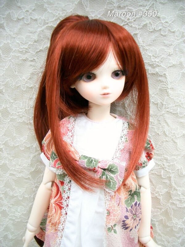 Wig / 7-8 inch / Long Ponytail (Maroon #350)