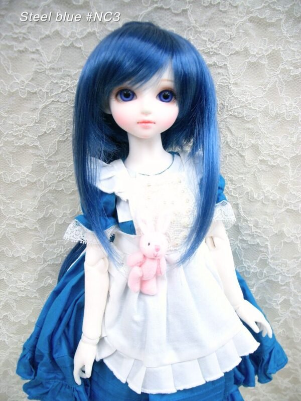 Wig / 7-8 inch / Long Ponytail (Steel blue #NC3)