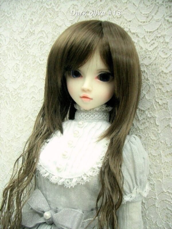 Wig / 8 inch / Natural Wave (Dark olive #18)