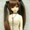 Wig / 6-7 inch / Ribbon Twintails (Chocobrown #12)