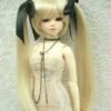 Wig / 6-7 inch / Ribbon Twintails (Ivory #KB88)