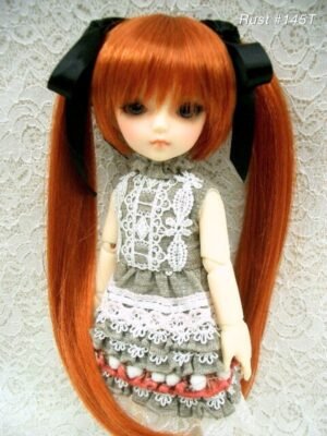 Wig / 6-7 inch / Ribbon Twintails (Rust #145T)