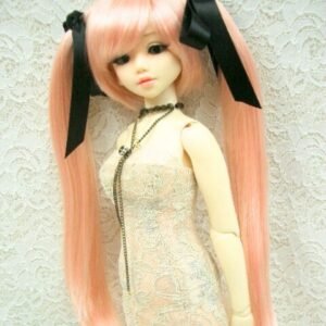 Wig / 6-7 inch / Ribbon Twintails (Sweet pink #K1/KB88M)