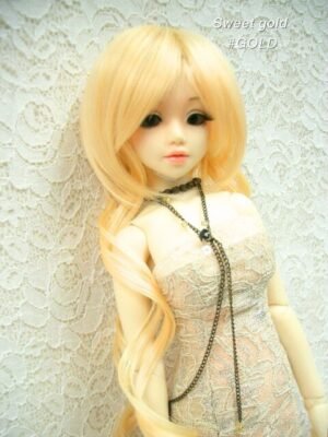 Wig / 6-7 inch / Long Twintails (Sweet gold #GOLD)