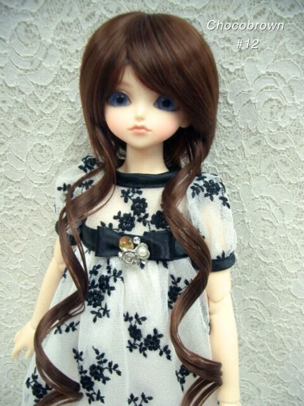 Wig / 7-8 inch / Curly Twintail (Chocobrown #12)