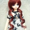 Wig / 7-8 inch / Curly Twintail (Maroon #350)