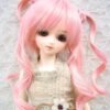 Wig / 7-8 inch / Long Twintails (Metallic pink #R615/25M)