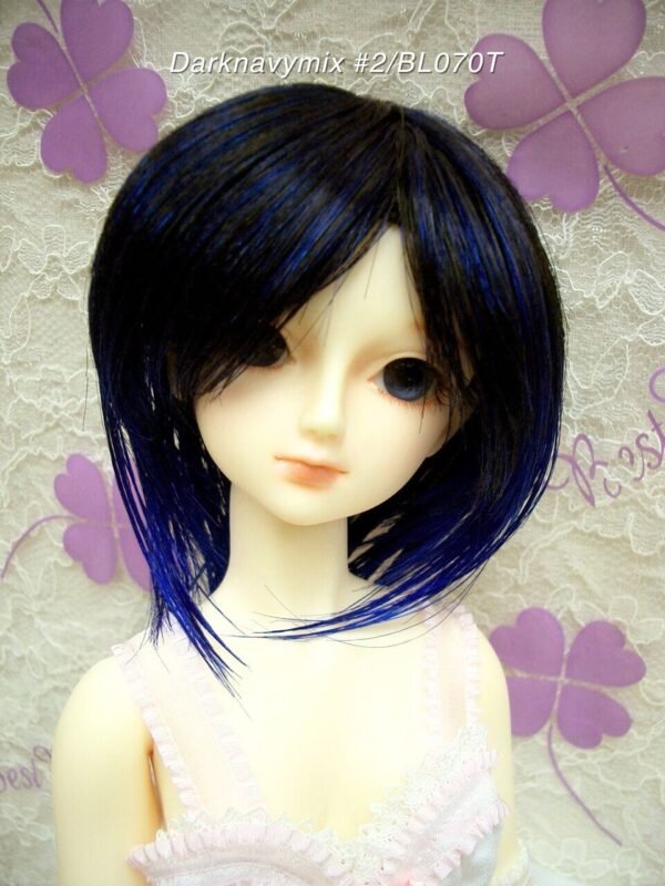 Wig / 7-8 inch / Short (Darknavymix #2/BL070T)
