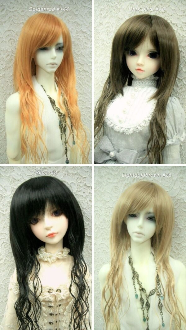 Wig / 8 inch / Natural Wave (Dark olive #18)