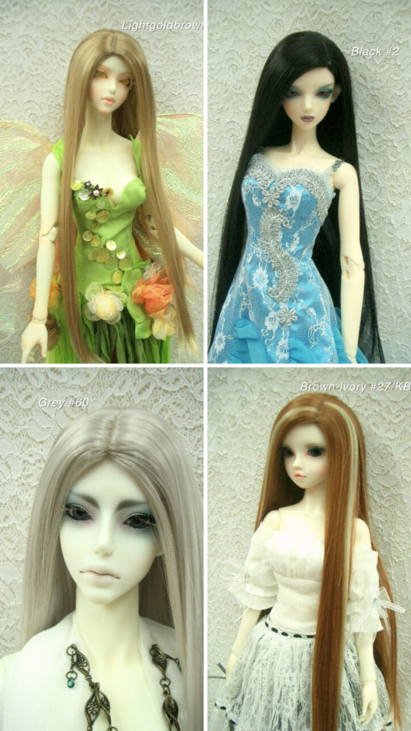 Wig / 8 inch / Straight Long (Lightgoldbrown #25)