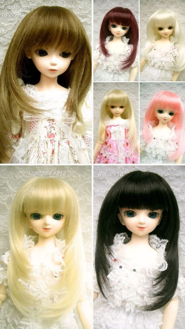 Wig / 7-8 inch / Semi-long Layer (Lightgoldmix #GL26)