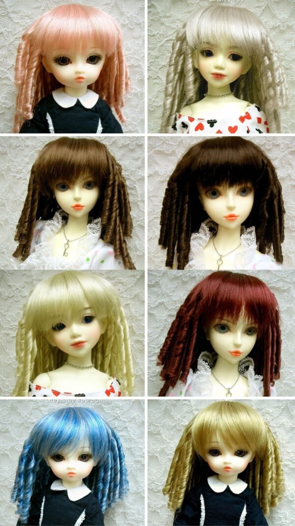 Wig / 6-7 inch / Spiral Curls (Grey Blue #60/B5M)