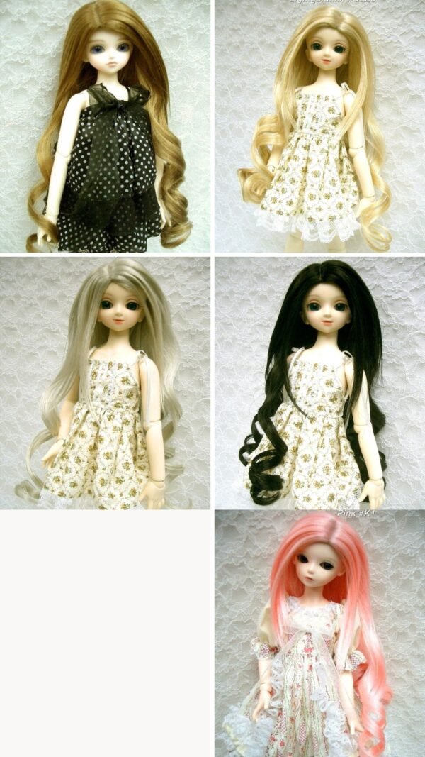 Wig / 7-8 inch / Loose Curly Long Hair (Lightgoldmix #GL26)