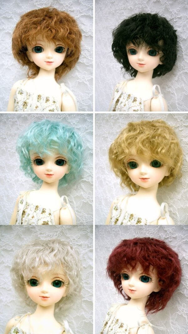 Wig / 7-8 inch / Short Wave (Brown #27)