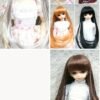 Wig / 7-8 inch / Braided Hair with Bangs (Ivory #KB88)