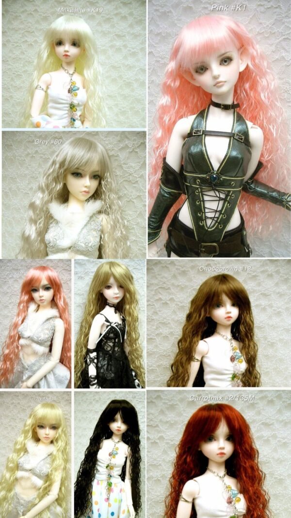 Wig / 8 inch / Long Wave (Lightgoldbrown #25)